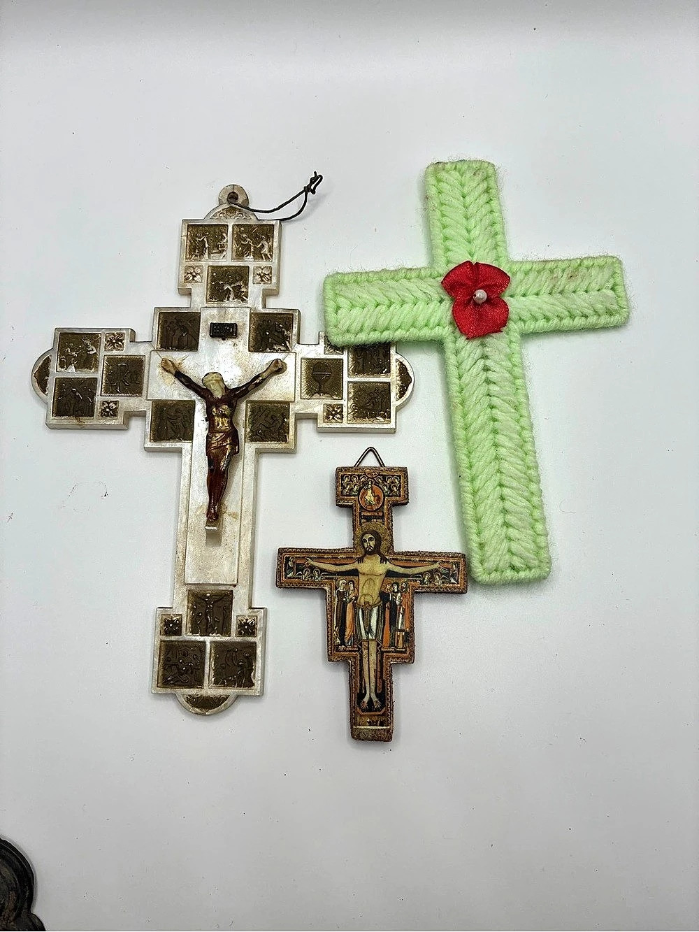 Cross Collection in Brown & Green
